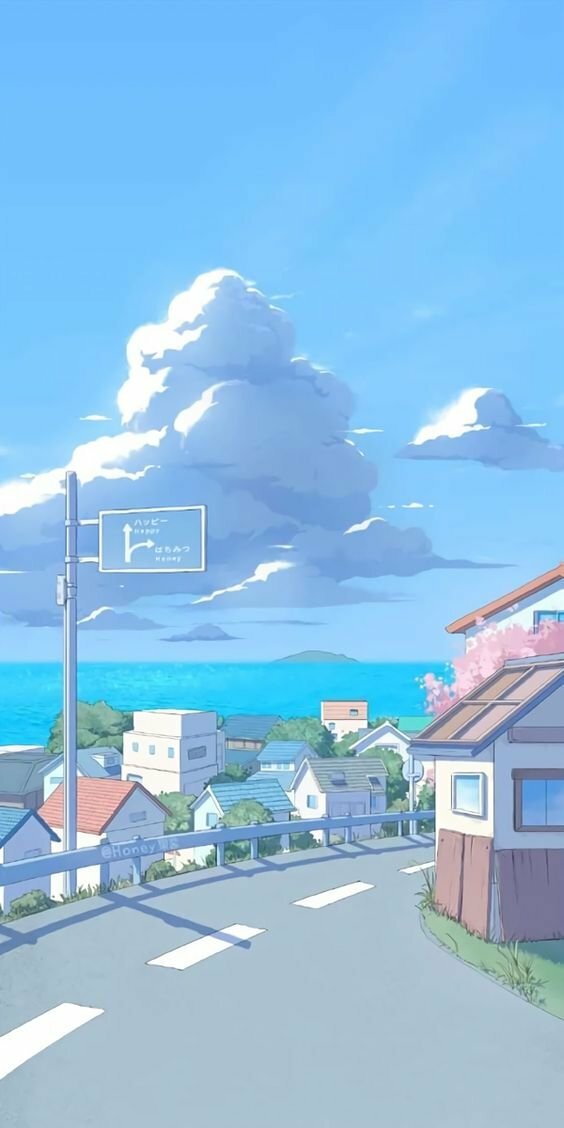 Hình nền điện thoại phong cảnh thế giới anime