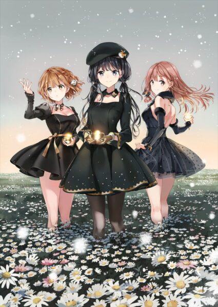 Three Anime Girl Friends On Beach Waves 4K HD Anime Friends Wallpapers | HD  Wallpapers | ID #90064