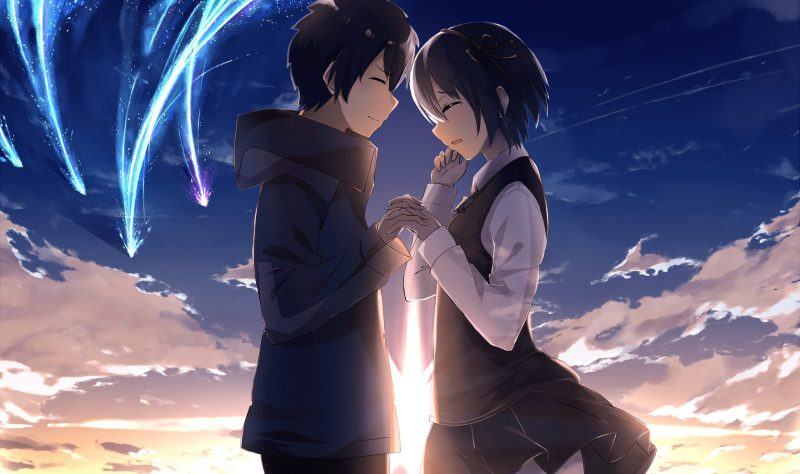 Ảnh cặp đôi anime đẹp nhất nắm tay nhau