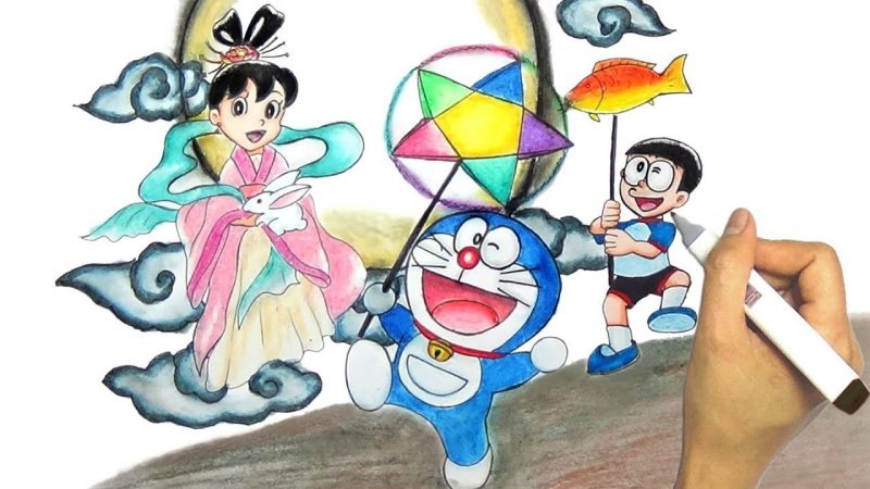 Hình Vẽ Doraemon- Cách Vẽ Doremon Đẹp Ngã Ngửa - Học viện Anh ngữ toàn diện NYSE