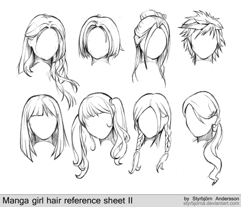 Những Cách vẽ tóc mái anime nữ đơn giản mới nhất cho người mới bắt đầu