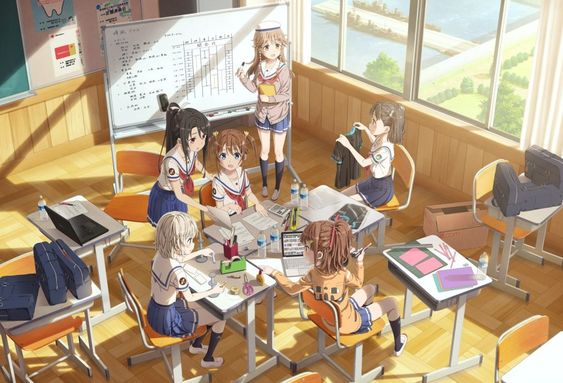 Hình ảnh trường học anime đẹp mới nhất