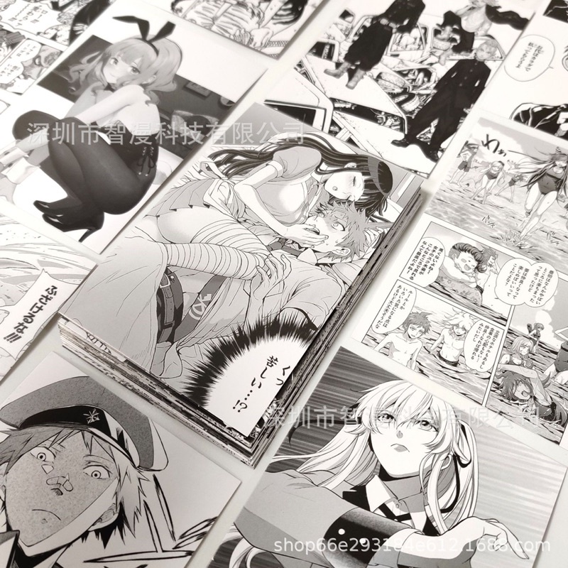 Miếng dán tường anime /manga, kích thước tấm 10x15cm, bóc dán dễ dàng giấy decal truyện