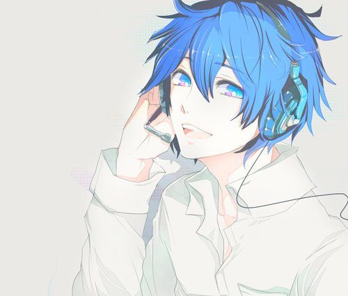 Ảnh Anime - Boy tóc xanh dương - Wattpad