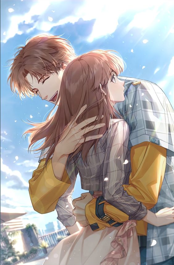 Hình ảnh cặp đôi yêu nhau anime đẹp, dễ thương
