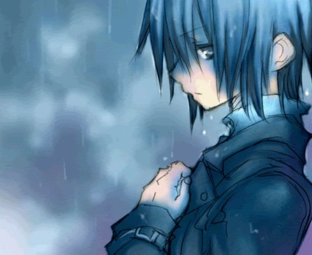 Hình ảnh buồn khóc cô đơn anime hoạt hình tâm trạng