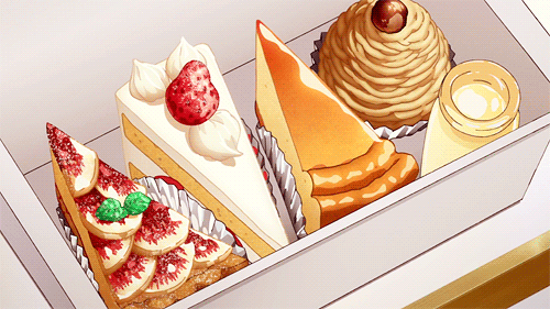 Hình ảnh bánh ngọt anime đẹp lung linh