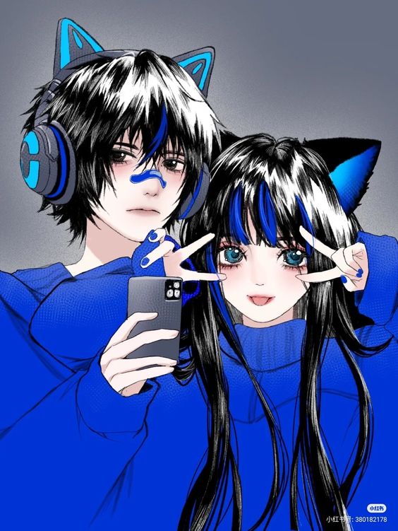Ảnh anime avatar cặp đôi cho 2 người