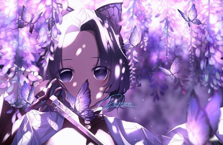 ảnh tranh treo anime in hình Trùng trụ Kochou Shinobu kimetsu no yaiba  Thanh gươm diệt quỷ  Lazadavn
