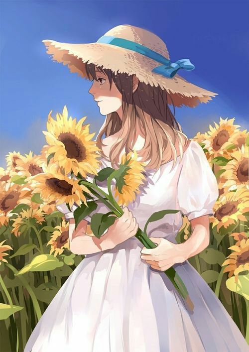 Chia sẻ nhiều hơn 98 hình nền hoa hướng dương anime mới nhất - thdonghoadian.edu.vn