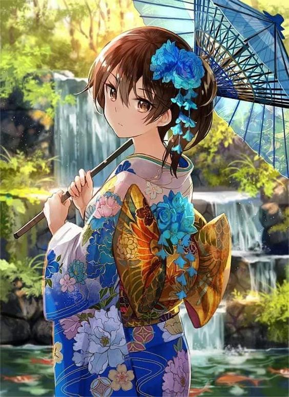Hình nền anime kimono tuyệt vời nhất