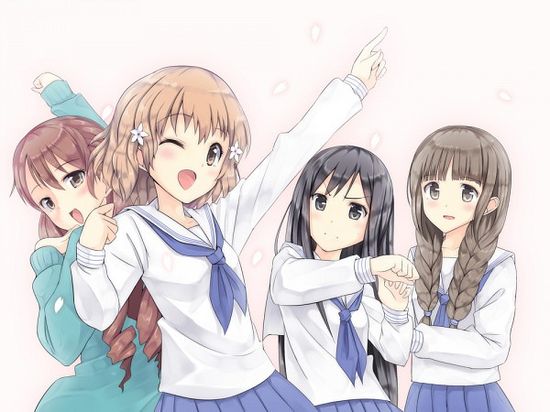 4 anime girls XD - komisan post - Imgur