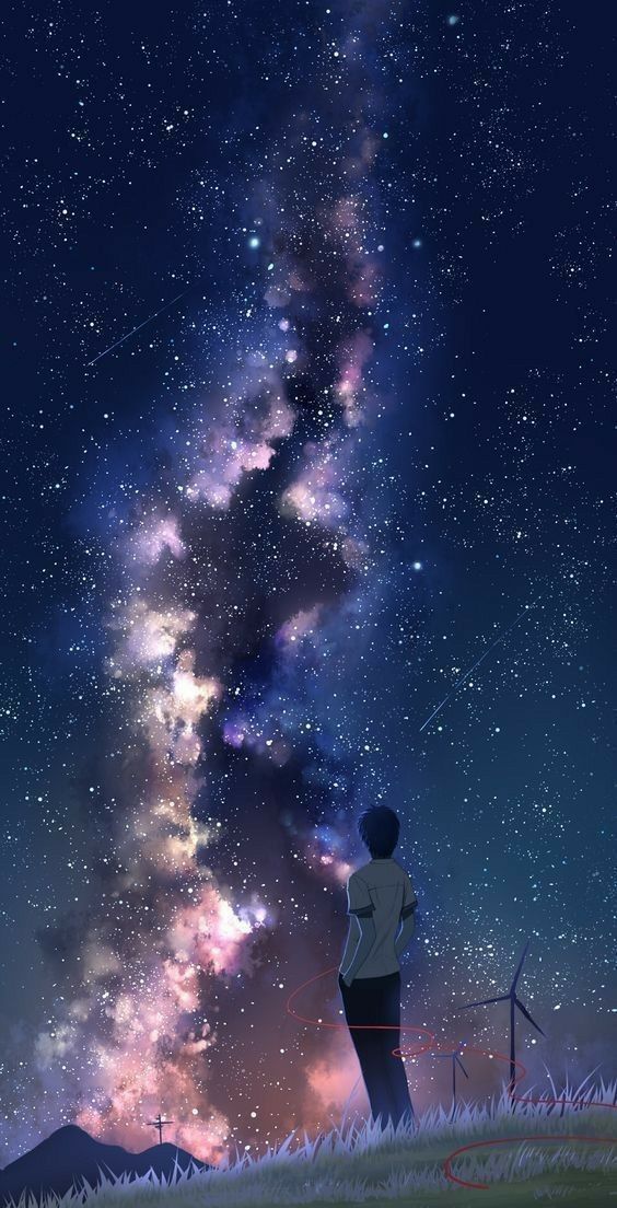 Hình nền đẹp galaxy anime tuyệt vời nhất
