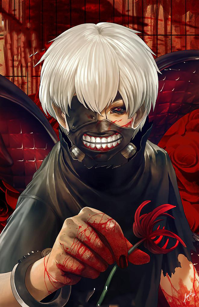 Hình ảnh Kaneki Ken - Thủ lĩnh Ngạ quỷ Tokyo đẹp chất ngầu