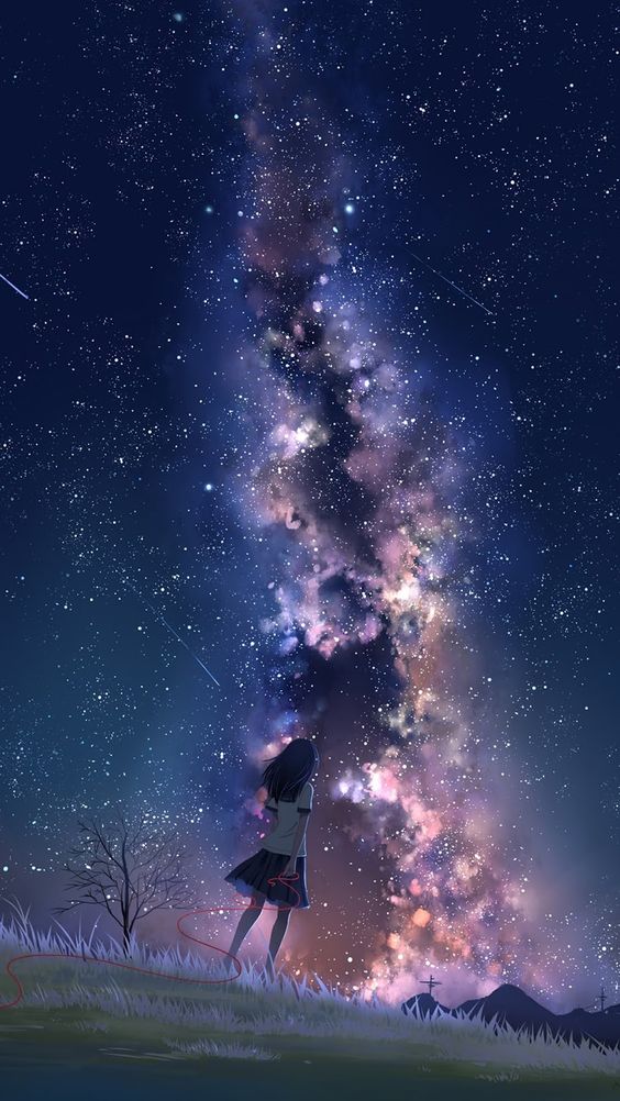 Hình ảnh anime galaxy huyền ảo, đẹp nhất cho bạn