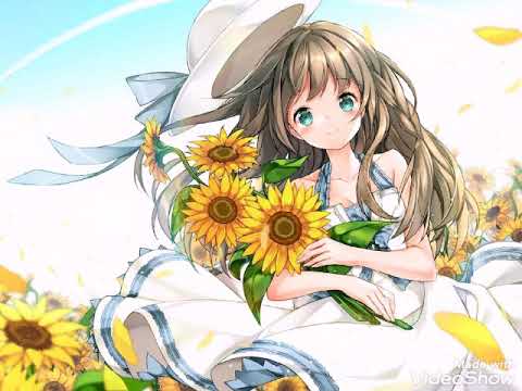 Anime những cô gái và hoa hướng dương - YouTube