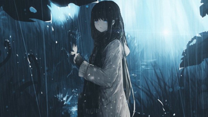 Hình ảnh anime buồn bã, chia tay trong đau khổ