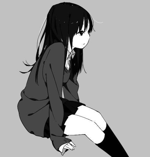Hình ảnh anime tóc đen đẹp đơn giản, thuần chất nhất