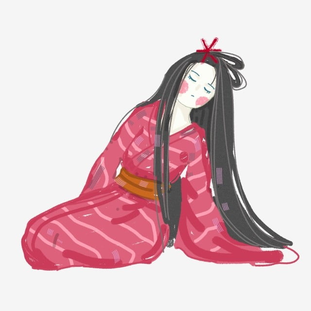 Thiếu Nữ Nhật Mặc Kimono 