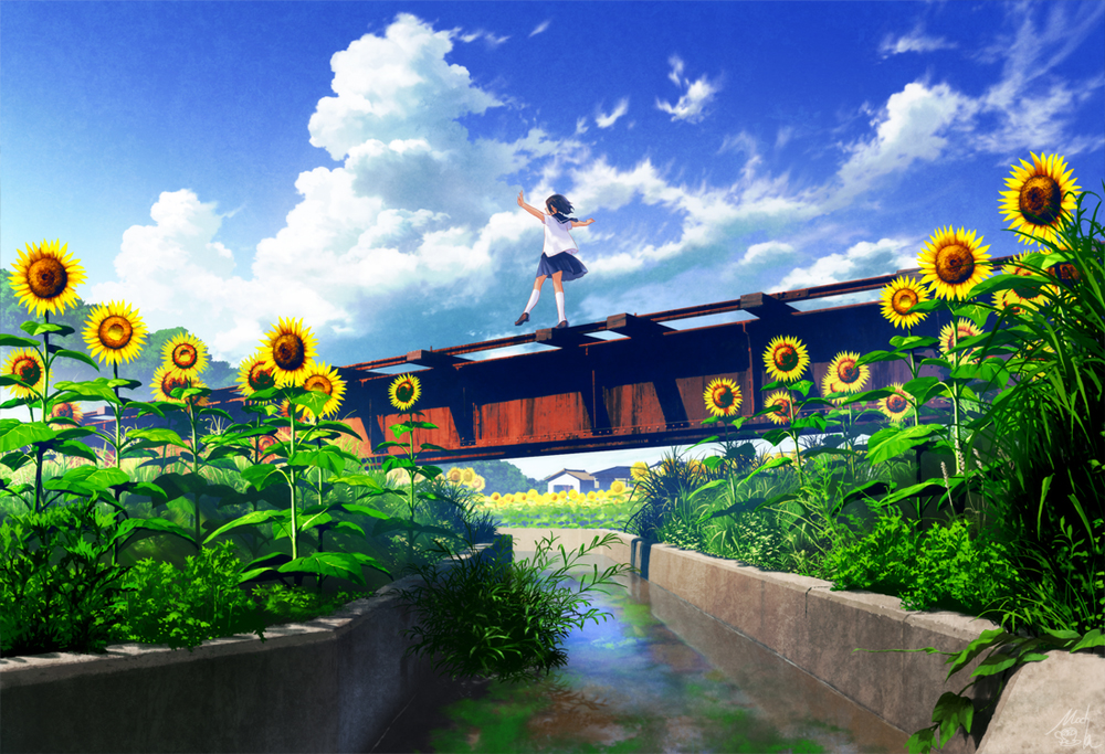 Artwork] Một góc bình yên! | Anime scenery, Fantasy landscape, Anime  scenery wallpaper