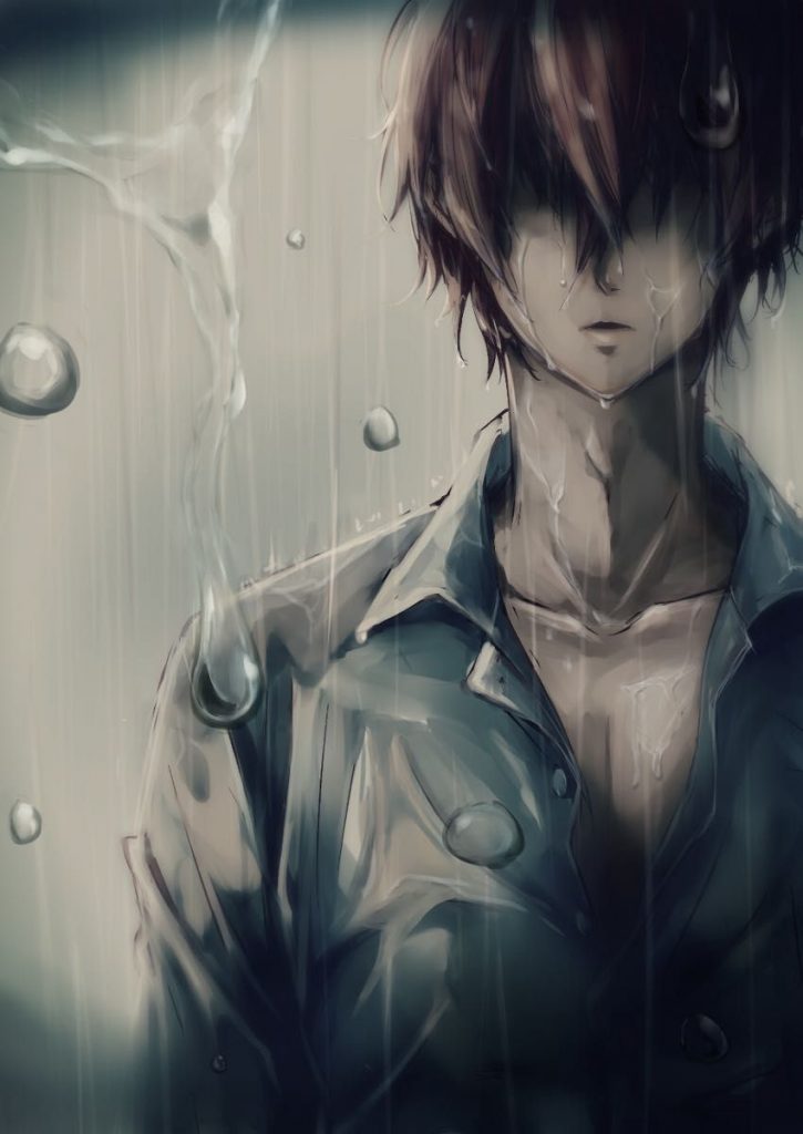 Hình ảnh anime nữ buồn bã, khóc lóc