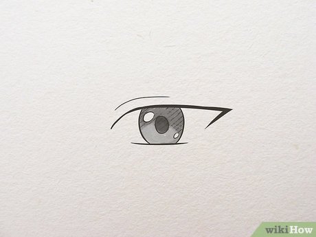 Cách Vẽ Mắt Anime Nam