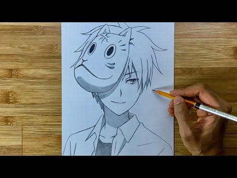 Vẽ anime nam ngầu 